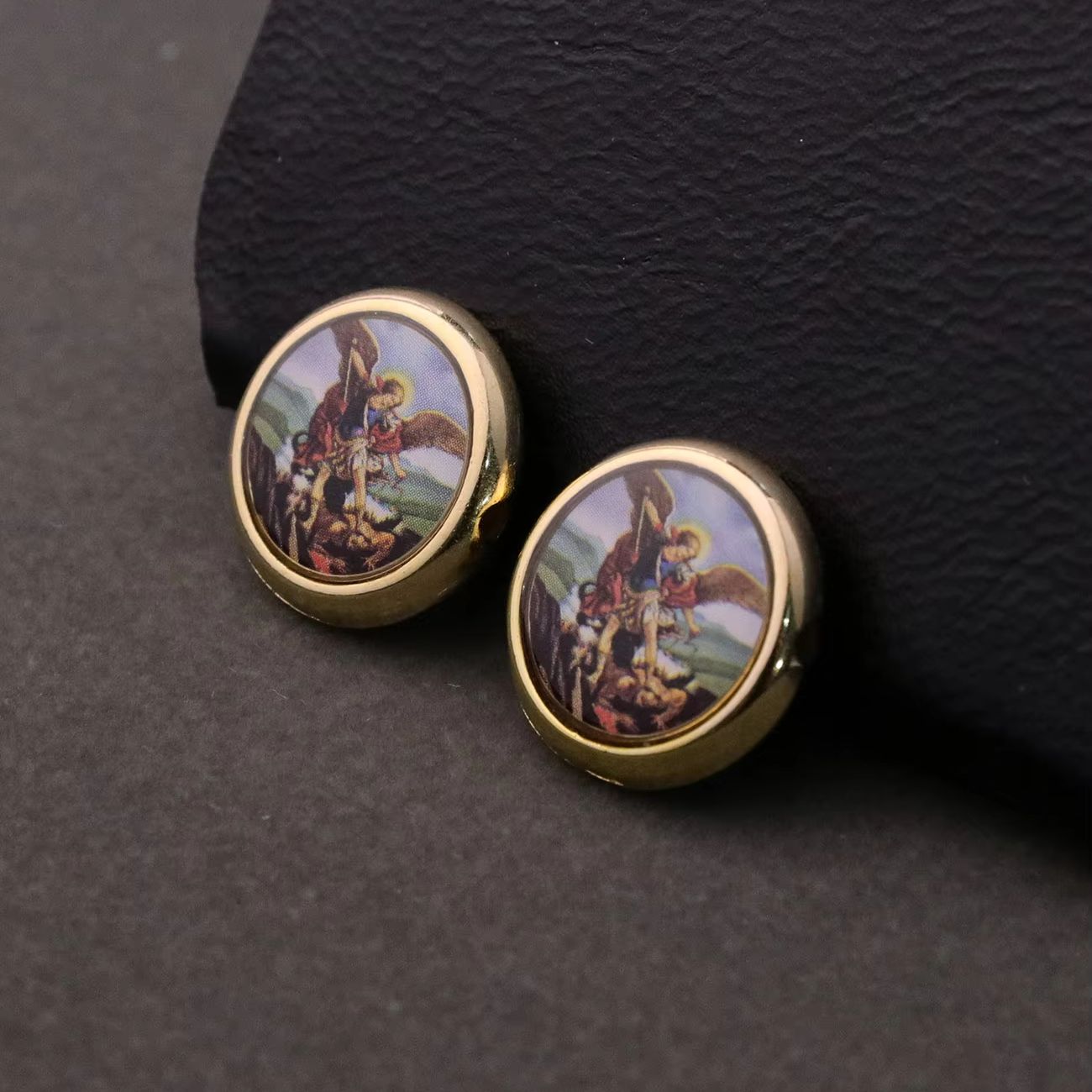 Jewelry Making Michaels - 20Pcs Round The Archangel Saint Michael