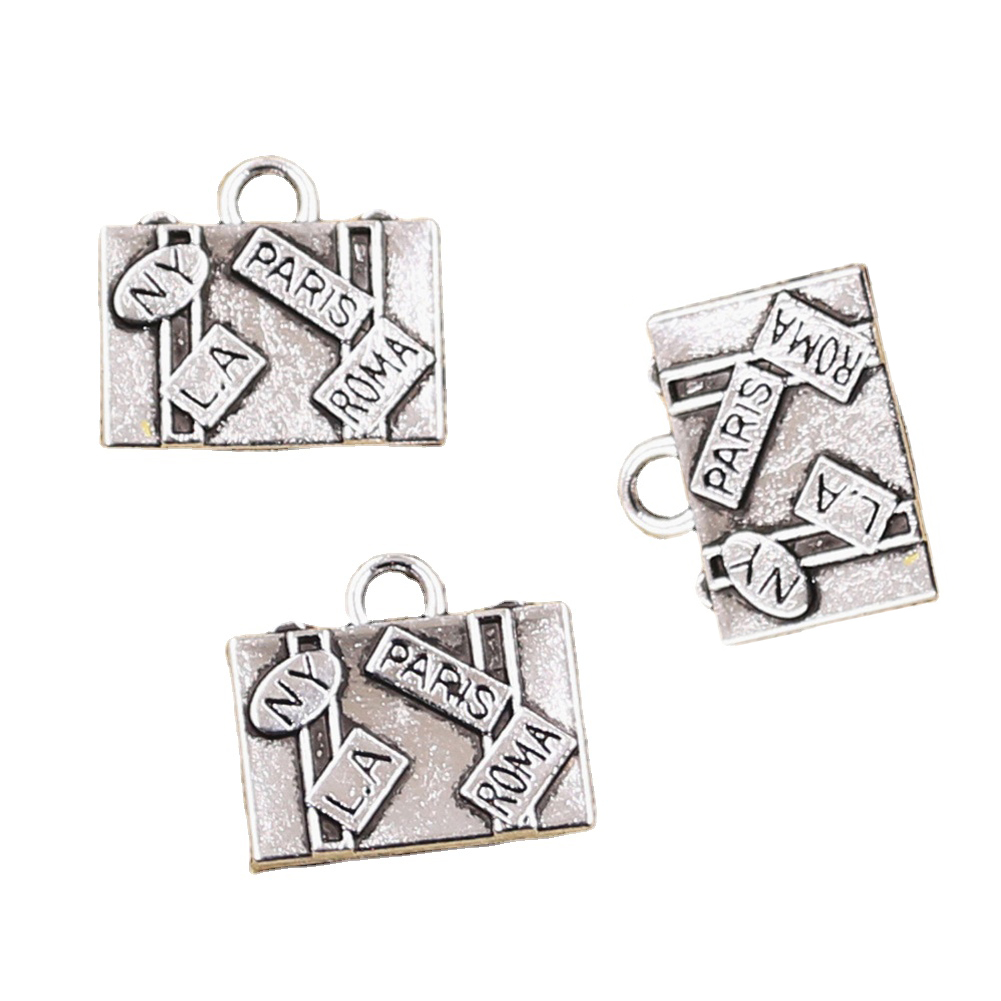 Jewelry Making York - 10pcs Charms Travel Bags New York