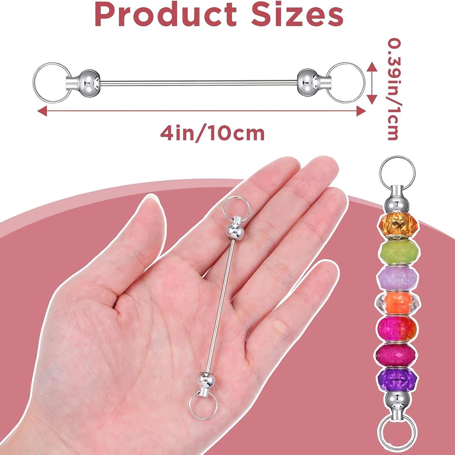 Jewelry Making Supplies Wholesale - Detachable Keychain 30pcs DIY Wholesale Removable