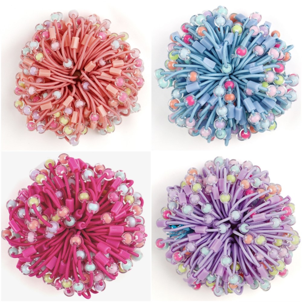 Jewelry Making 4 Year Old - 50pcs Cute Elastic Hair Ties Ponytail