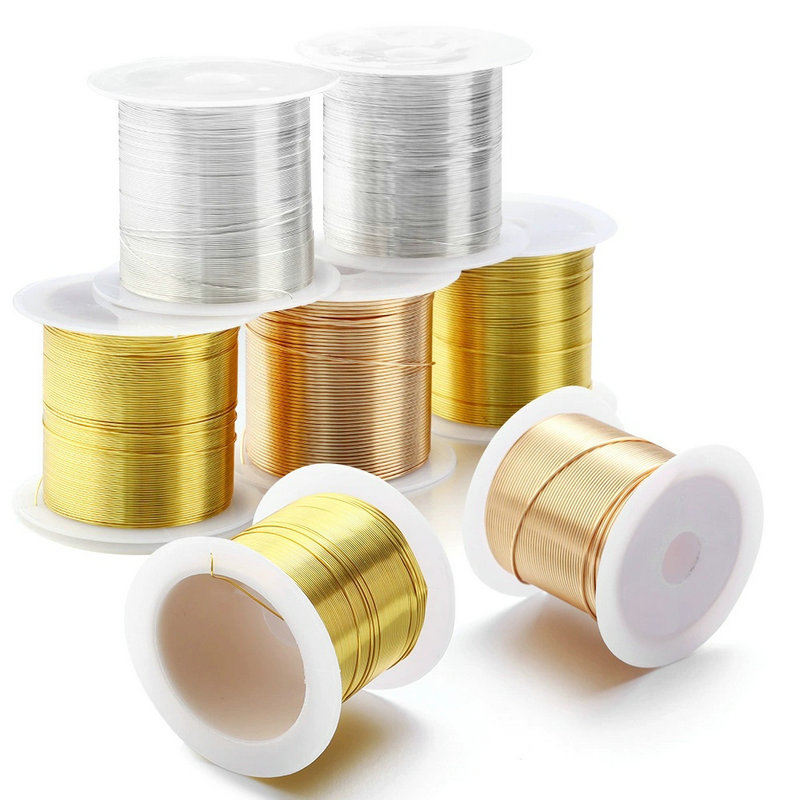 Jewelry Making Wire - 0.3-1.0mm Jewelry Copper Wire Tarnish Resistant
