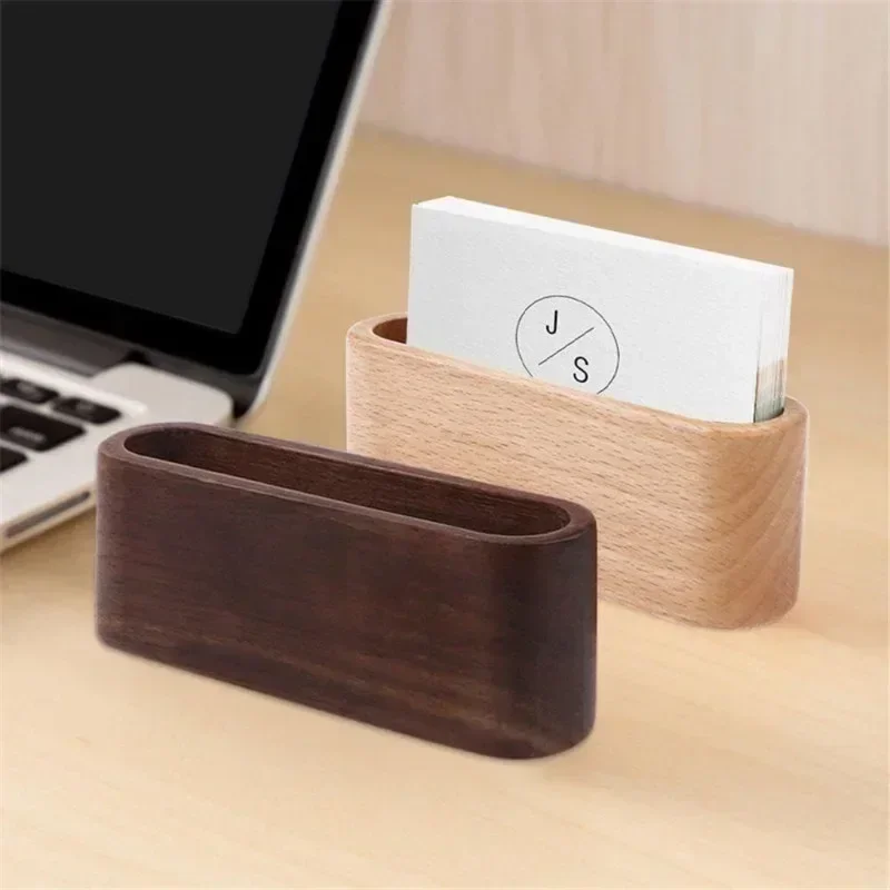 Jewelry Making Business - Wooden Business Card Holder Note Holder