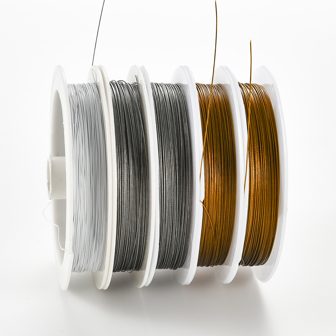 Jewelry Making Wire - 30M/Roll Stainless Steel Beading Wire 0.38/0.45MM