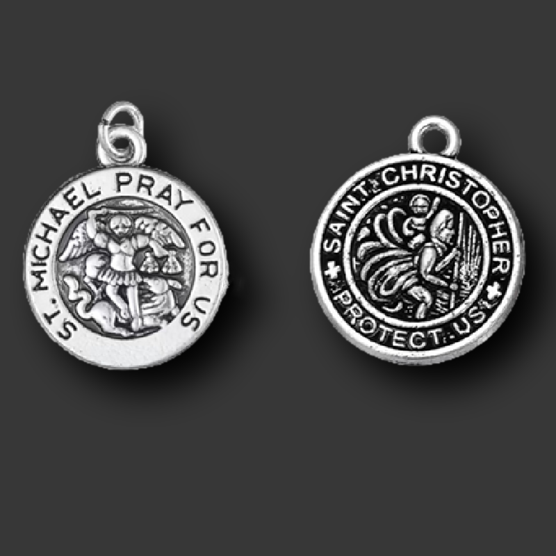 Jewelry Making Michaels - 4pcs Mixed Silver Plated Double Side