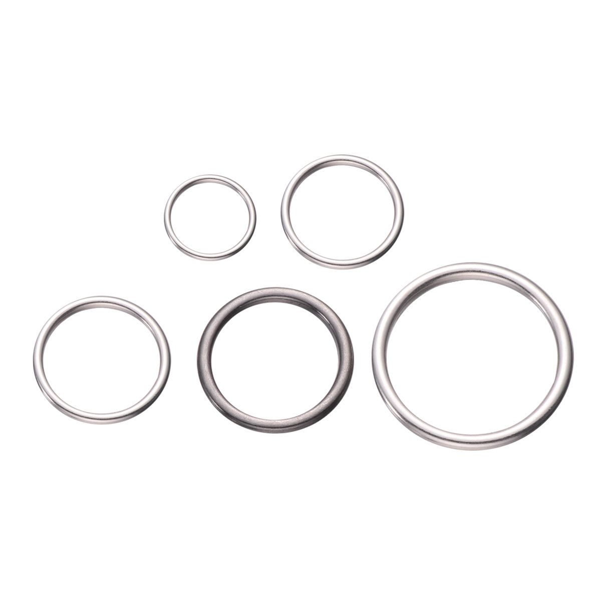 50Pcs Alloy Round Closed Rings - Jewelry Making Diy Kit recension och pris