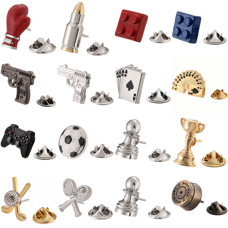 Classical men's women's brooch - Eyepin Ball End recension och pris