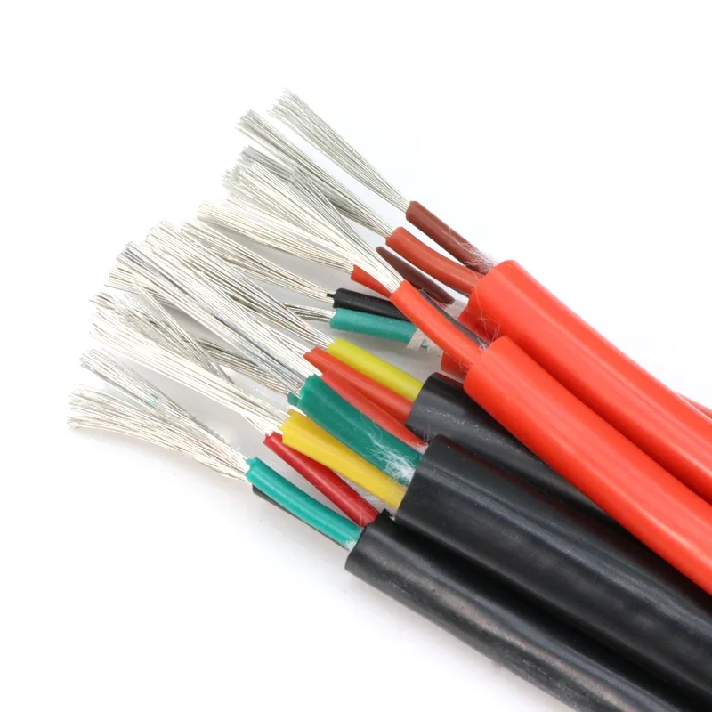 1/5M 2 3 4 5 Cores Flexible Si - Wire 22 Gauge Copper recension och pris
