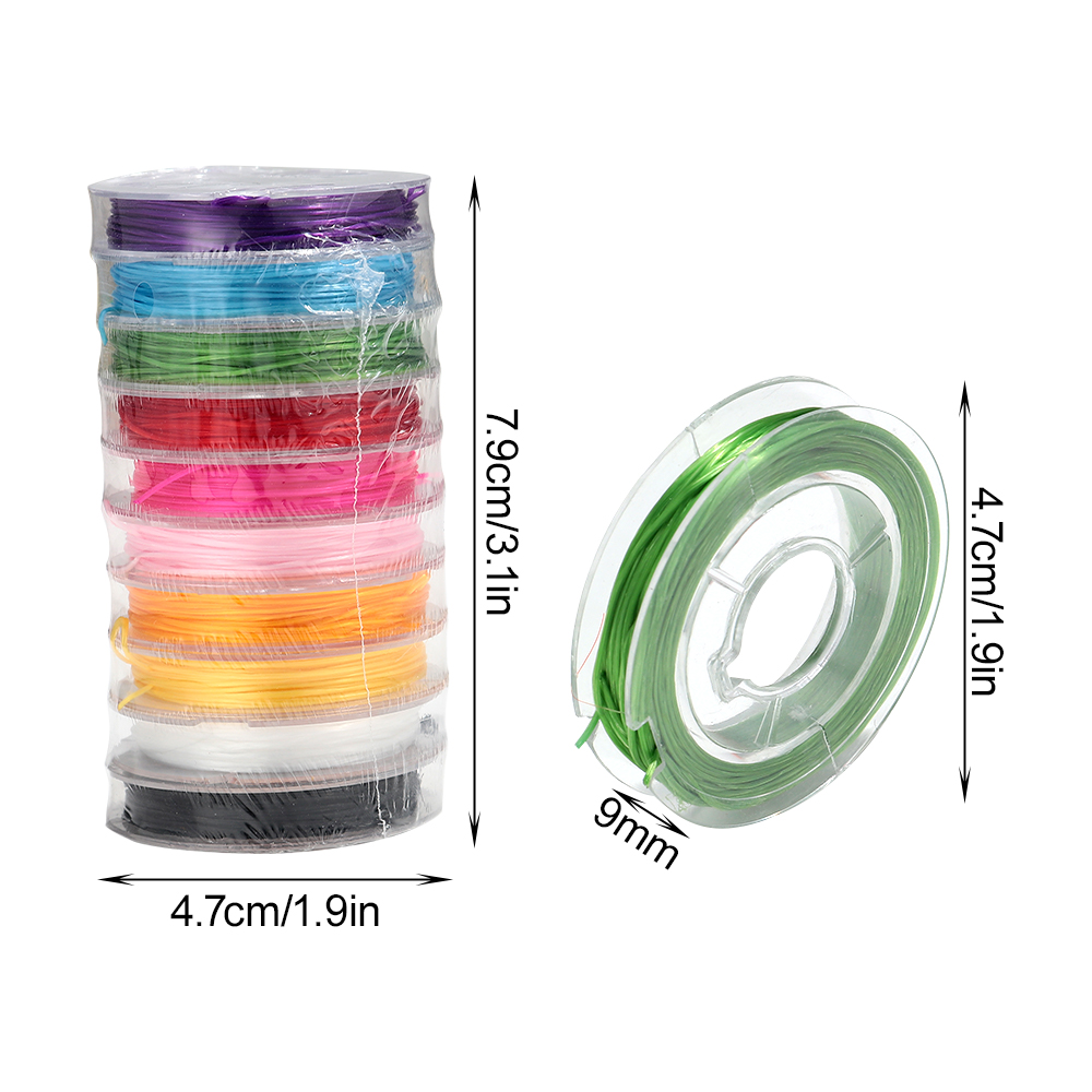 Elastic Stretch Crystal String - Crystal Bead Mix recension och pris