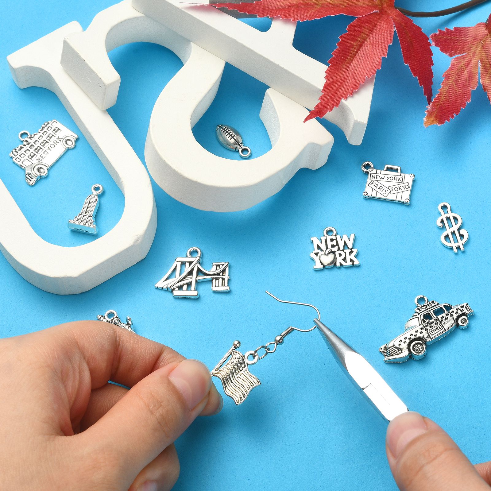PandaHall 100Pcs 10 Styles Ame - Jewelry Making York recension och pris