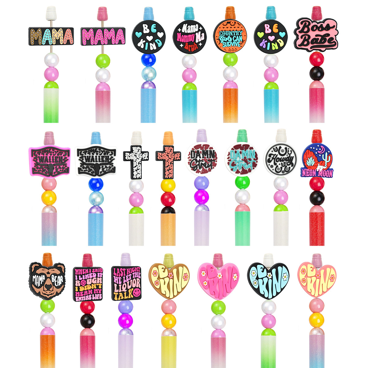 100Pcs Business Pen Bead Pen D - Jewelry Making Business recension och pris