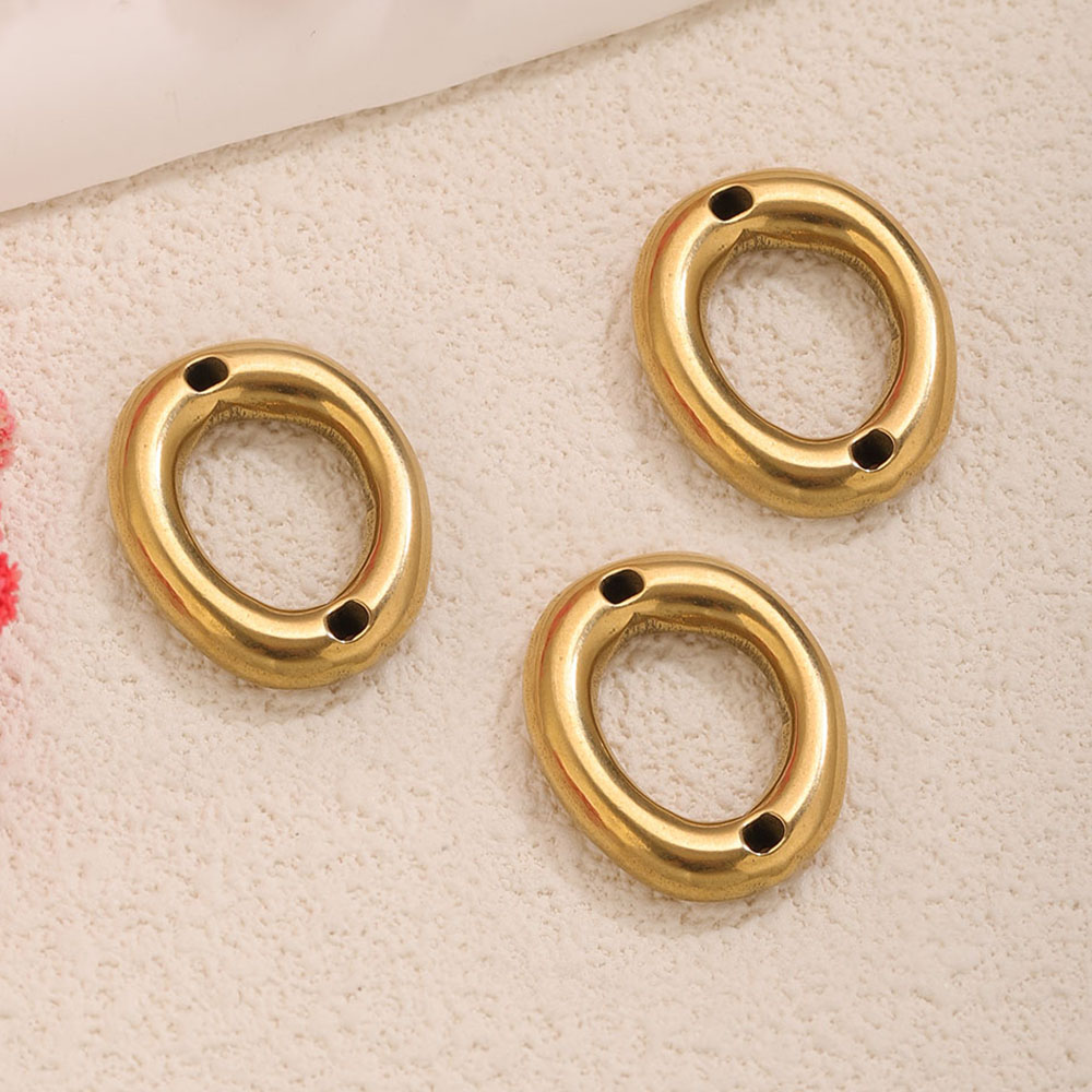 5pcs Stainless Steel Gold Plat - Jewelry Making Supplies Wholesale recension och pris