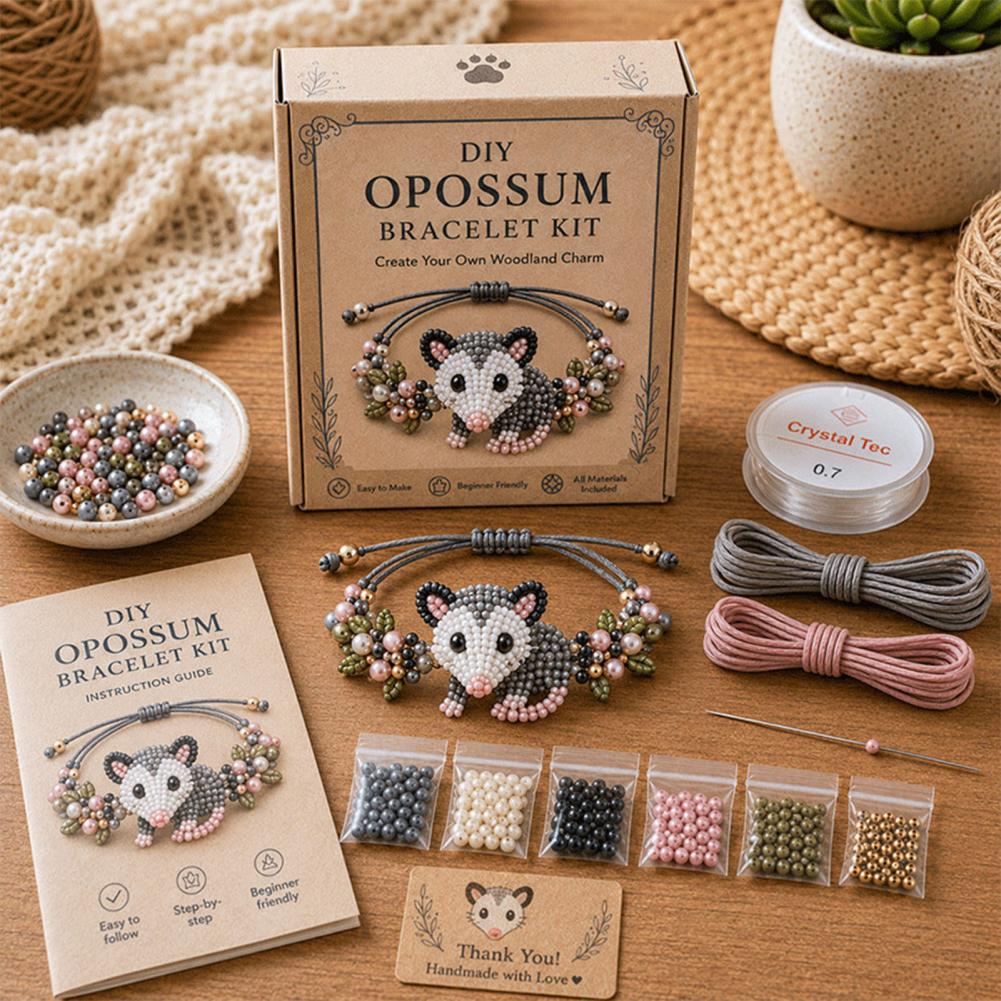 Animal DIY Beaded Bracelet Mak - Jewelry Making Diy Kit recension och pris