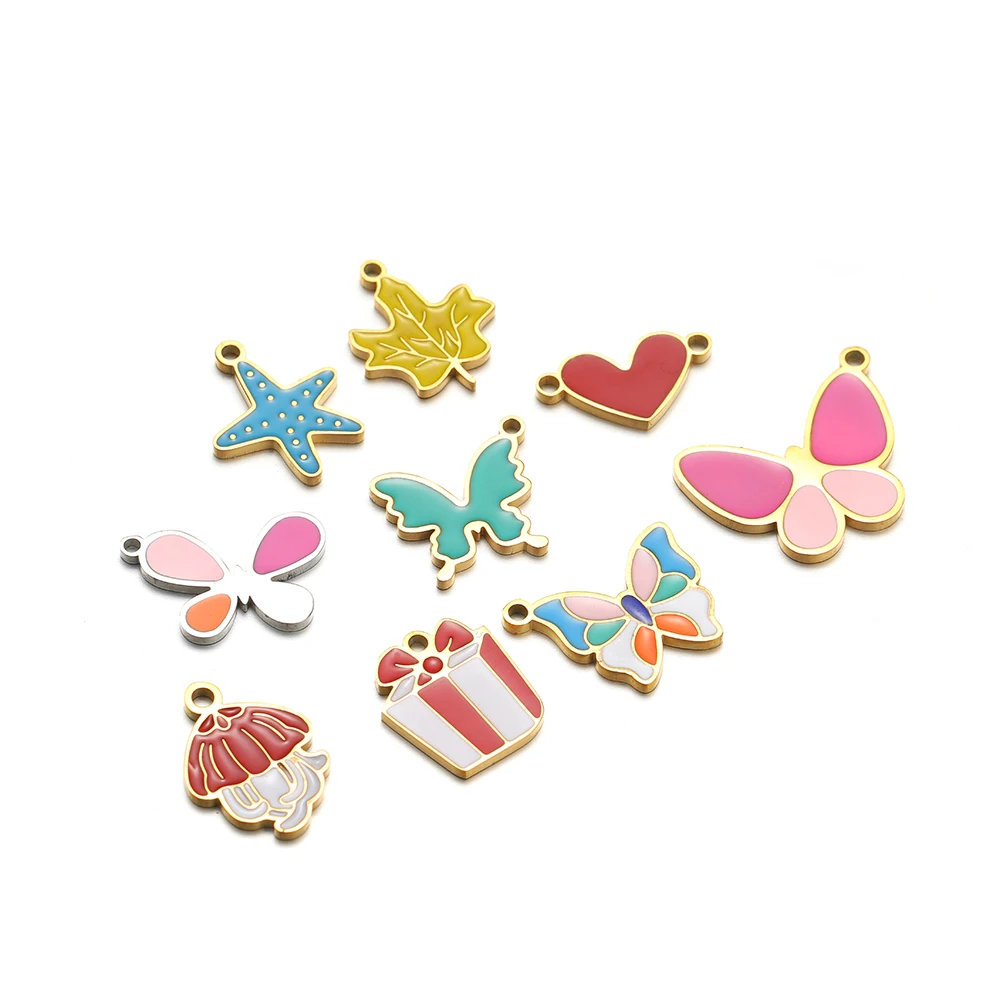 5pcs Stainless Steel Star Butt - Jewelry Making 4 Year Old recension och pris