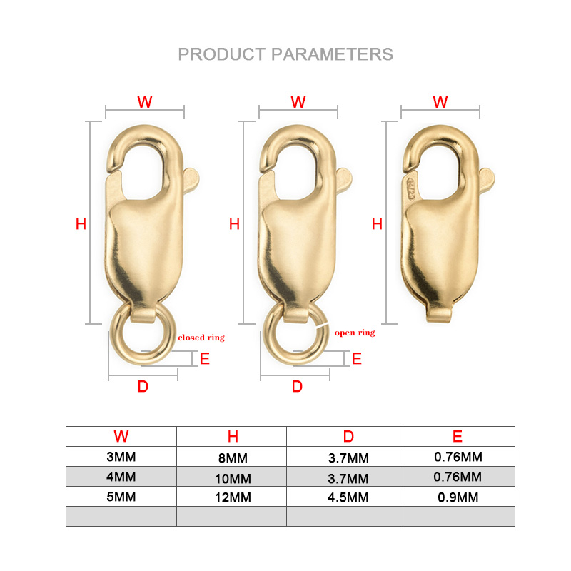 Lobster Clasp 14K Gold Filled  - Jewelry Making Supplies Wholesale recension och pris