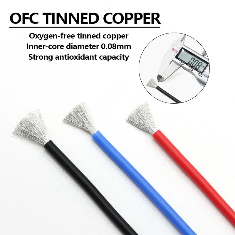 Yellow Soft Silicone Rubber Wi - Wire 22 Gauge Copper recension och pris