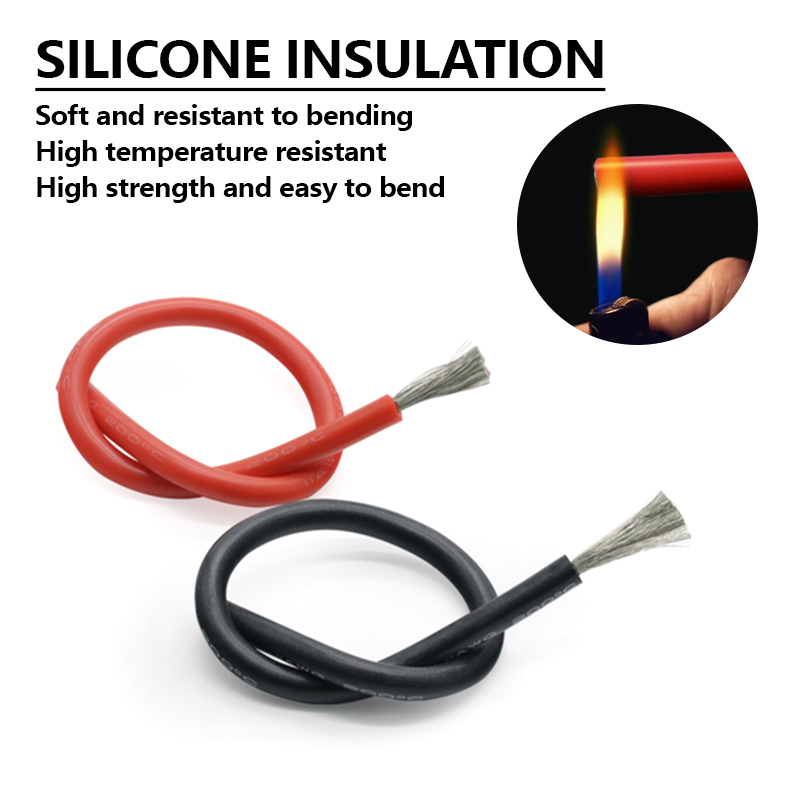 Yellow Soft Silicone Rubber Wi - Wire 22 Gauge Copper recension och pris