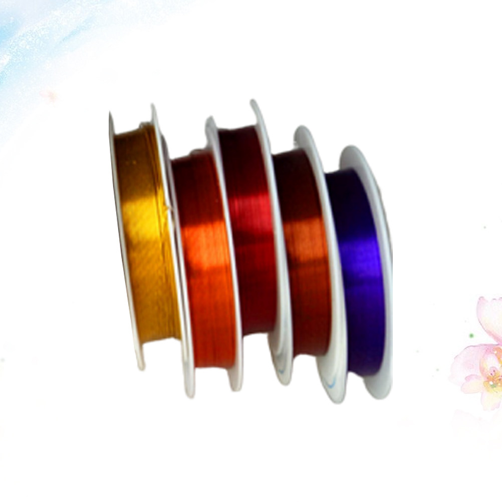 5 Rolls 0.3mm Colorful Aluminu - Jewelry Making Wire recension och pris
