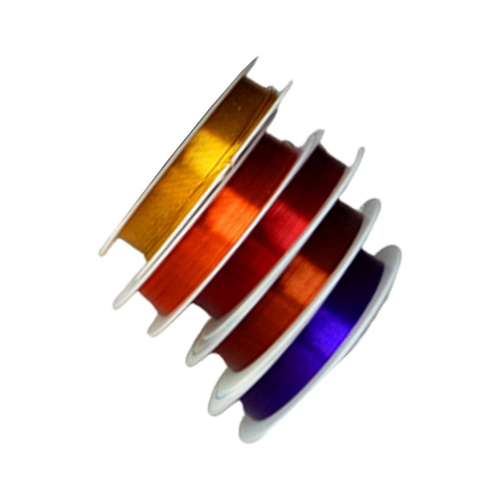 5 Rolls 0.3mm Colorful Aluminu - Jewelry Making Wire recension och pris