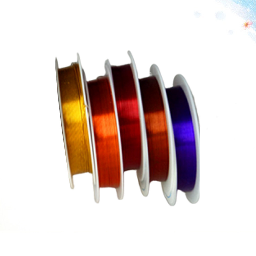5 Rolls 0.3mm Colorful Aluminu - Jewelry Making Wire recension och pris