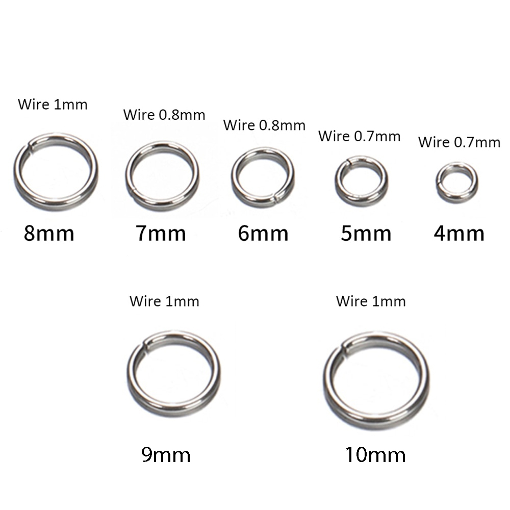 100-200pcs/lot Stainless Steel - Jewelry Making Supplies Wholesale recension och pris