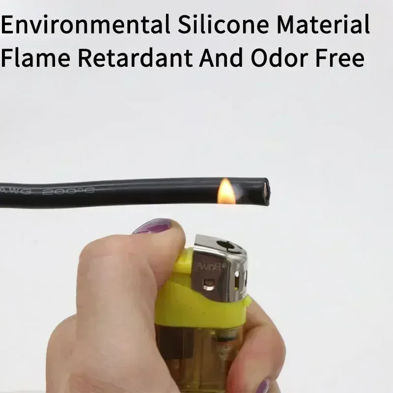 1M/5M Ultra Soft Silicone Wire - Wire 22 Gauge Copper recension och pris