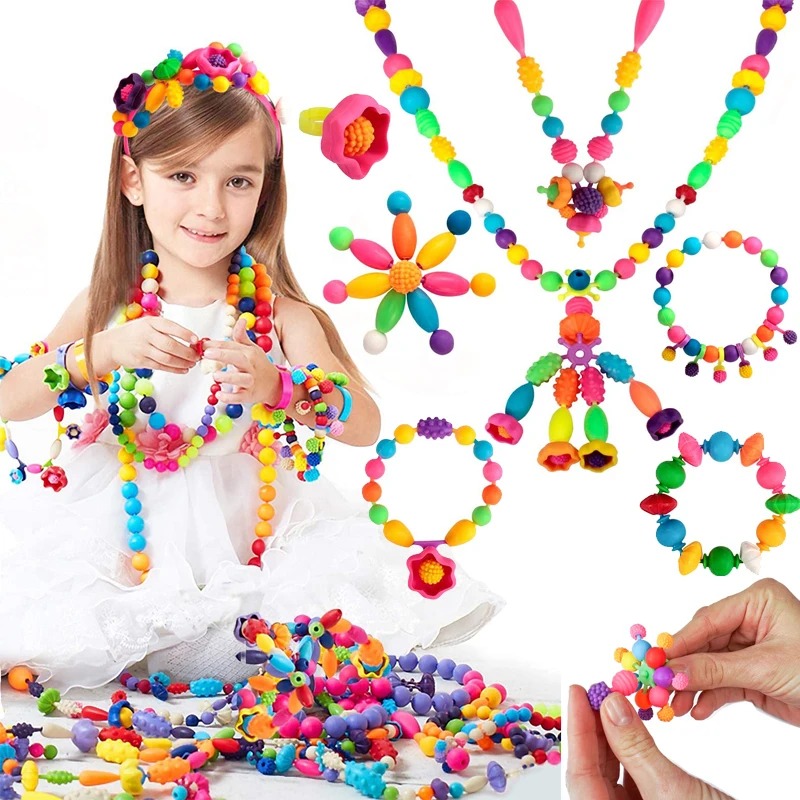 188-608pcs Pop Beads Children  - Jewelry Making 4 Year Old recension och pris