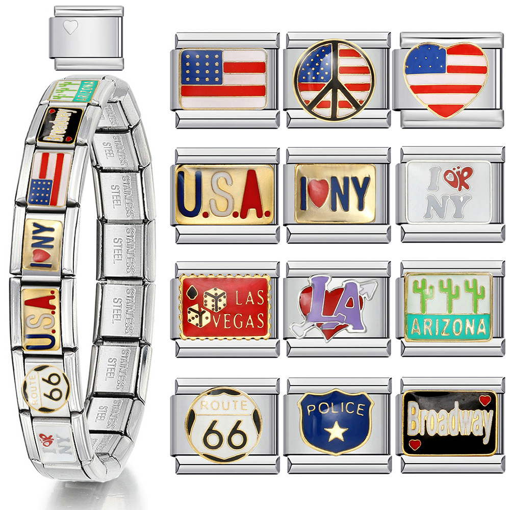 1pc Y2K Italian Charm Bracelet - Jewelry Making York recension och pris