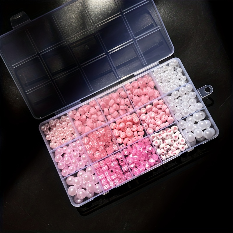 10-piece pink alphabet box, ac - Jewelry Making Diy Kit recension och pris