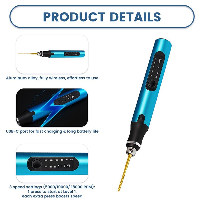 Y50A-Electric Speed Mini Drill - Jewelry Making Dc recension och pris