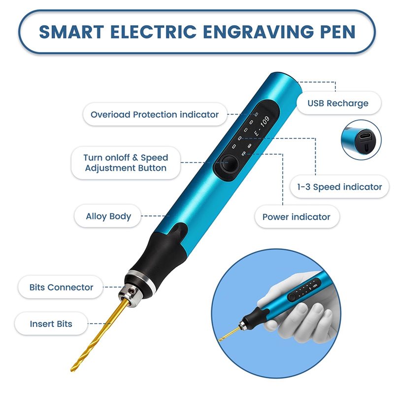Y50A-Electric Speed Mini Drill - Jewelry Making Dc recension och pris