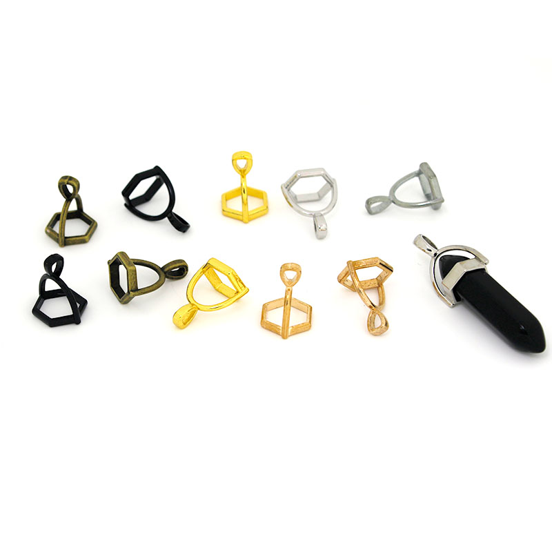 20Pcs Hexagonal Gemstone Cap N - Jewelry Making Gemstones recension och pris