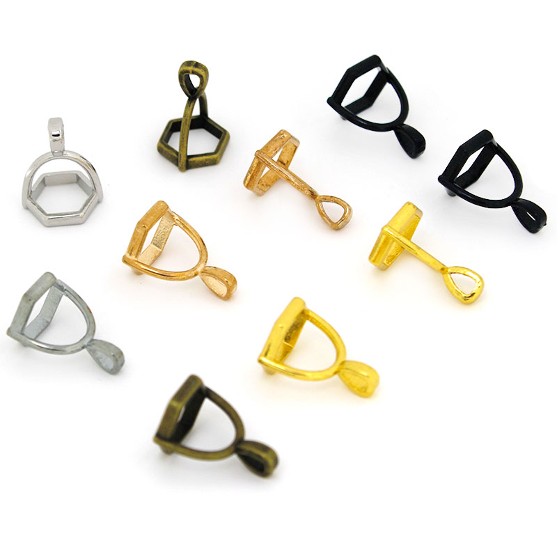 20Pcs Hexagonal Gemstone Cap N - Jewelry Making Gemstones recension och pris