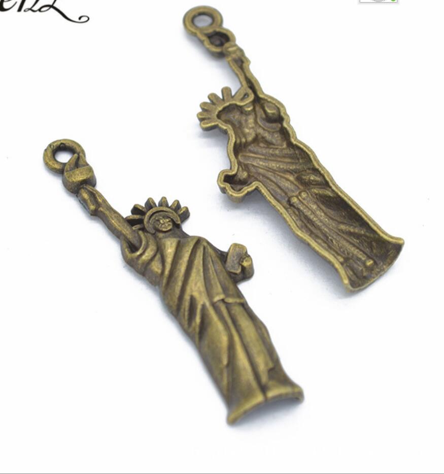 5pcs Charms Statue Of Liberty  - Jewelry Making York recension och pris