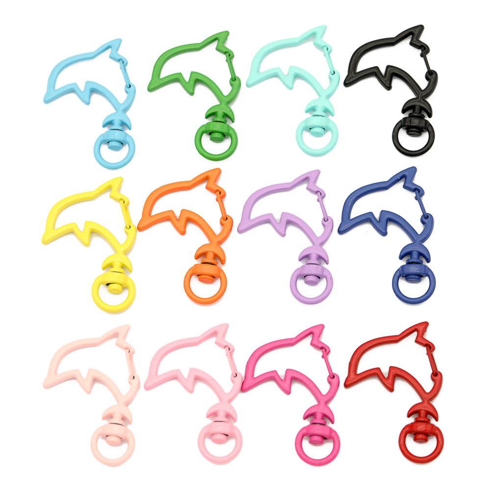 10pcs Candy Colors Metal Dolph - Jewelry Making Supplies Wholesale recension och pris