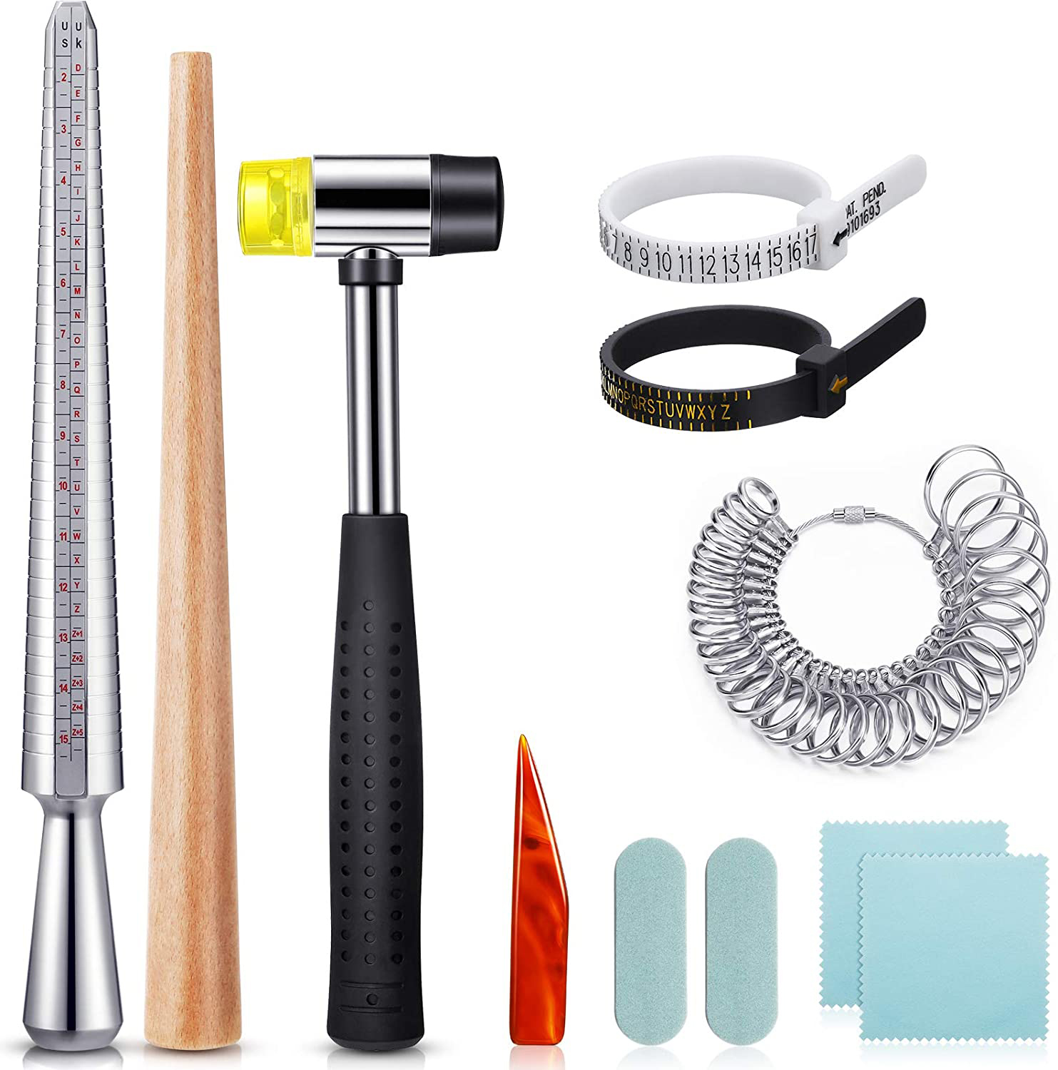 11 Pieces Of US UK Ring Mandre - Jewelry Making Machine recension och pris