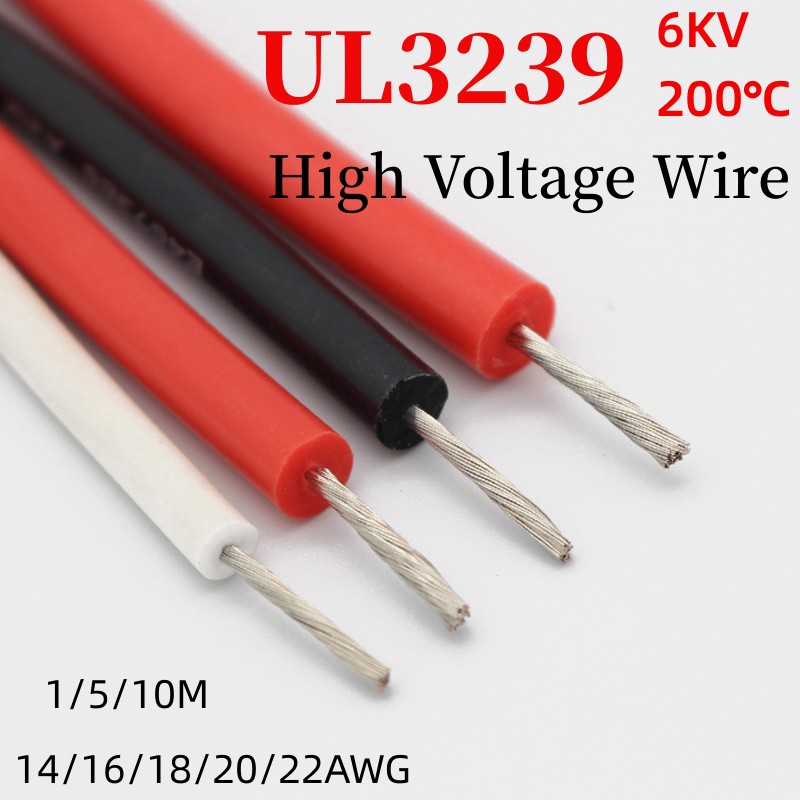 1/5/10M 22 20 18 16 14 AWG UL3 - Wire 22 Gauge Copper recension och pris