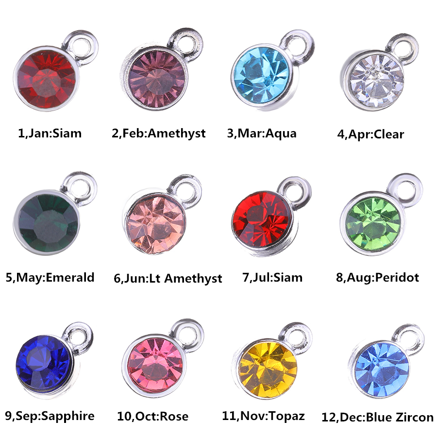 JUYA 30pcs/lot Crystal Birthst - Crystal Bead Mix recension och pris