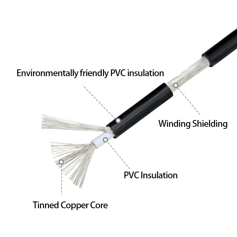 1~10M UL1185 PVC Shielded Wire - Wire 22 Gauge Copper recension och pris