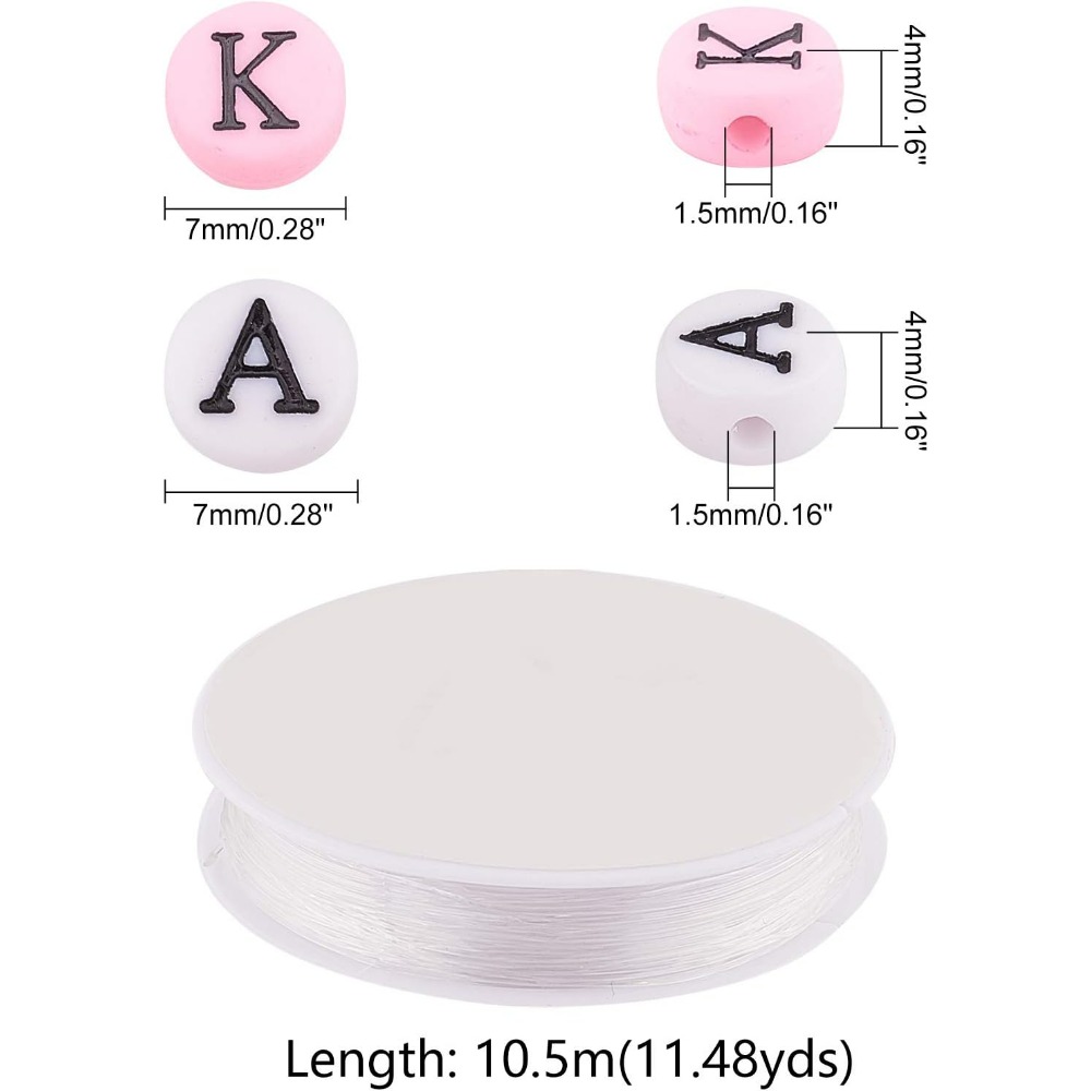 Greek Alphabet Bead Stretch Br - Jewelry Making Diy Kit recension och pris