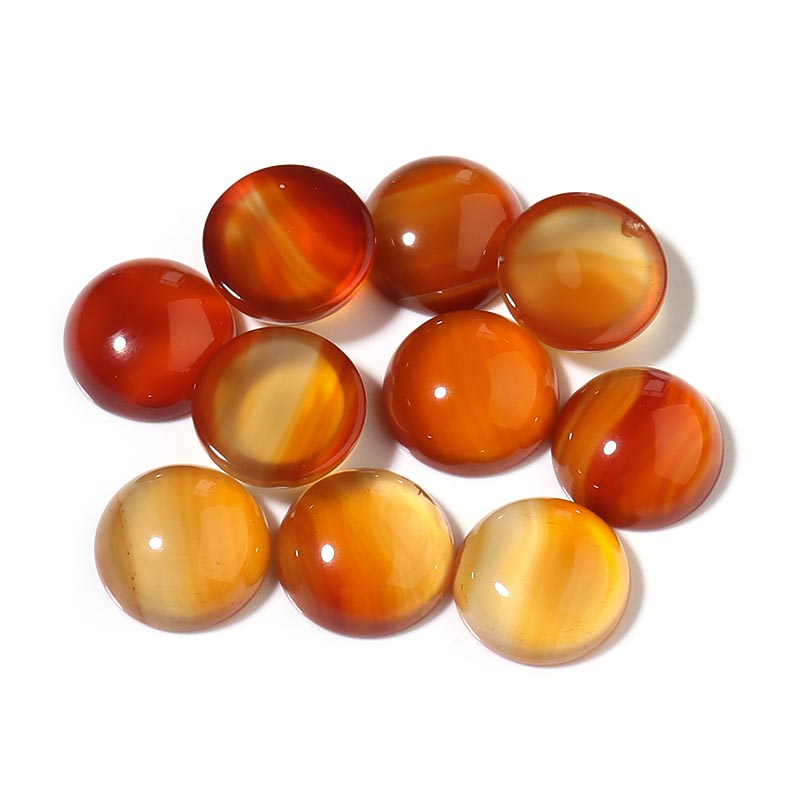 DC 10pcs/lot Red Agate 4/6/8/1 - Jewelry Making Dc recension och pris