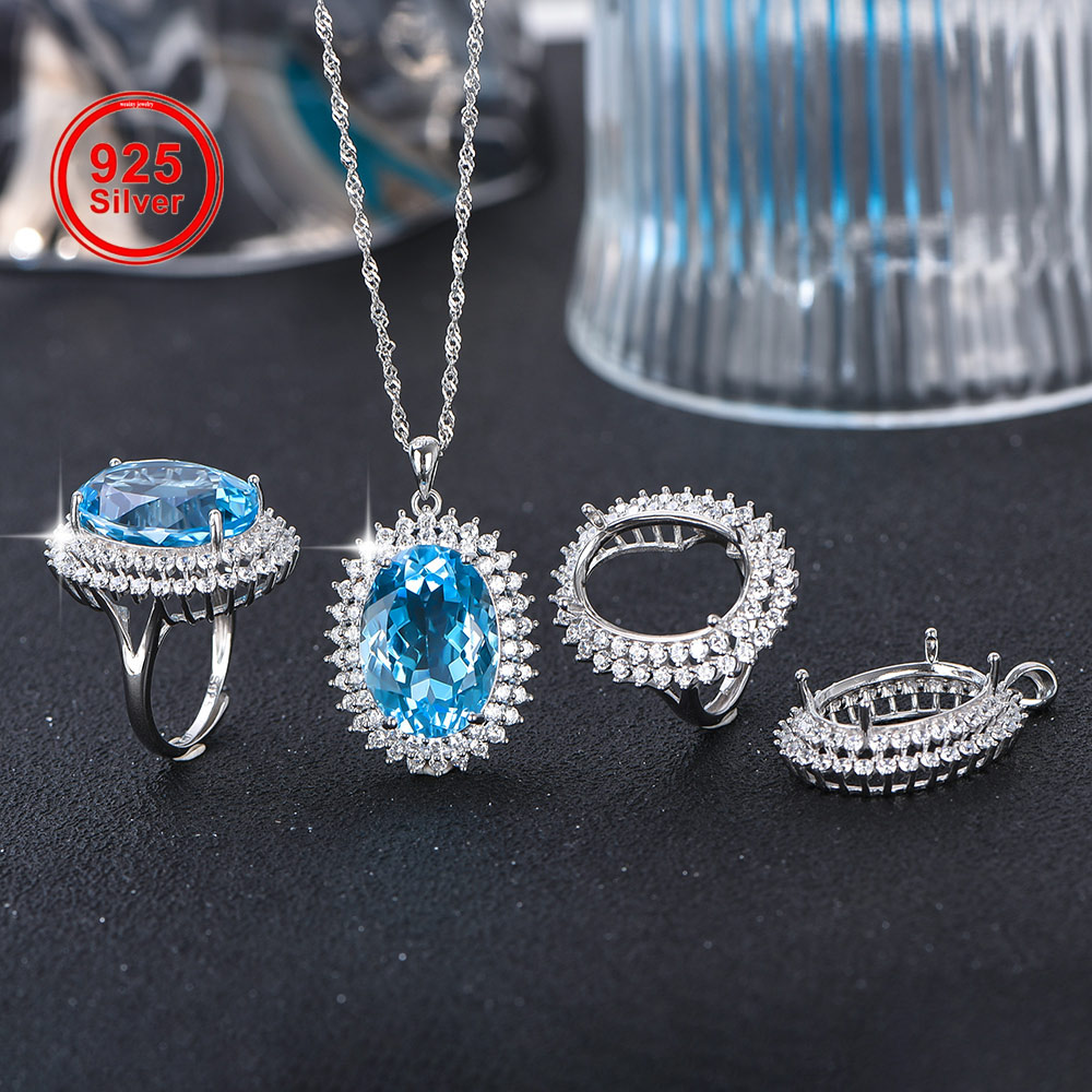13x18mm S925 Sterling Silver R - Jewelry Making Gemstones recension och pris