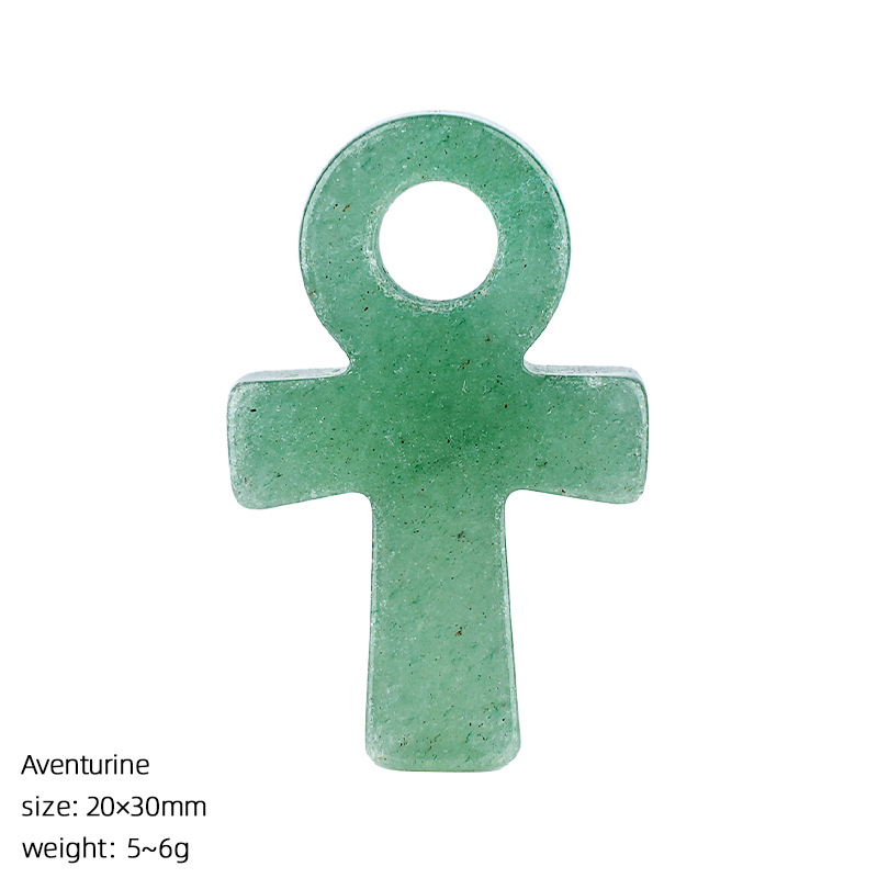 Green Aventurine Ankh Cross Pe - Jewelry Making Michaels recension och pris