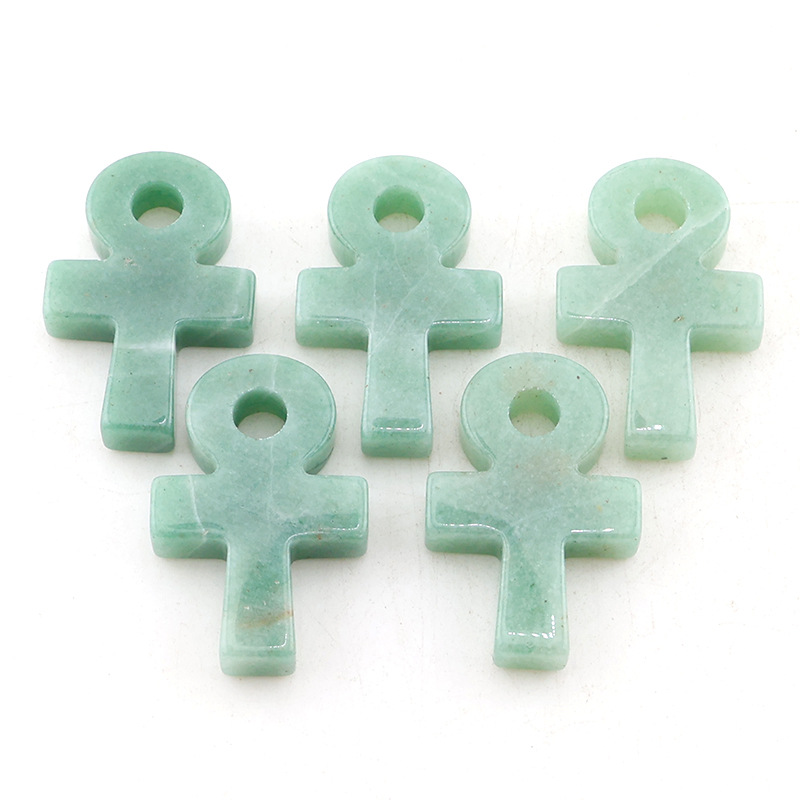 Green Aventurine Ankh Cross Pe - Jewelry Making Michaels recension och pris