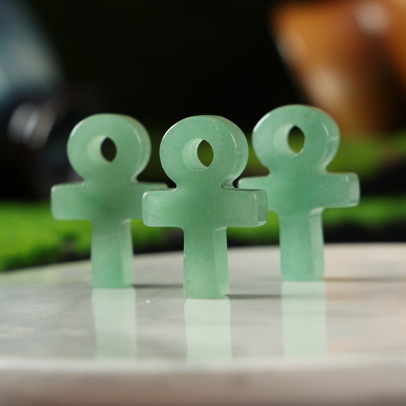 Green Aventurine Ankh Cross Pe - Jewelry Making Michaels recension och pris