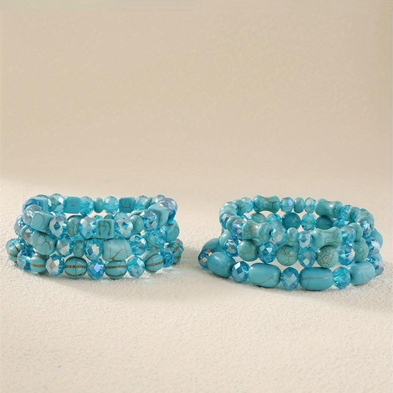 6pcs/set Bracelet Sets Bohemia - Crystal Bead Mix recension och pris