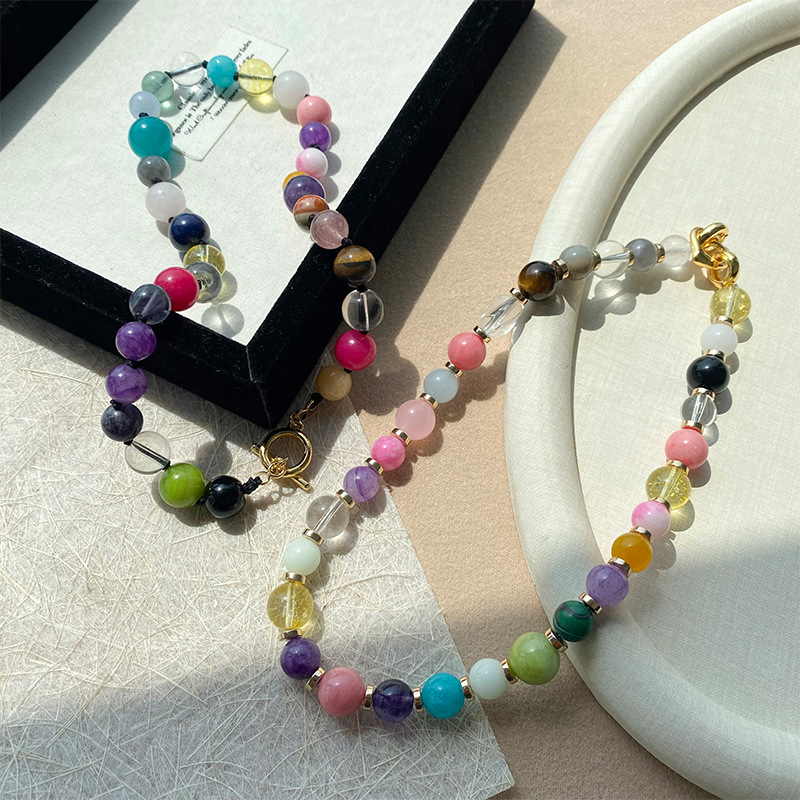 Niche Vintage Round Bead Neckl - Crystal Bead Mix recension och pris