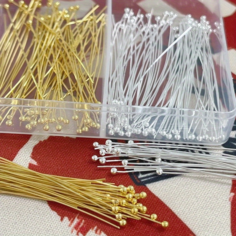 200pcs Copper Ball Pins Assort - Jewelry Making Diy Kit recension och pris