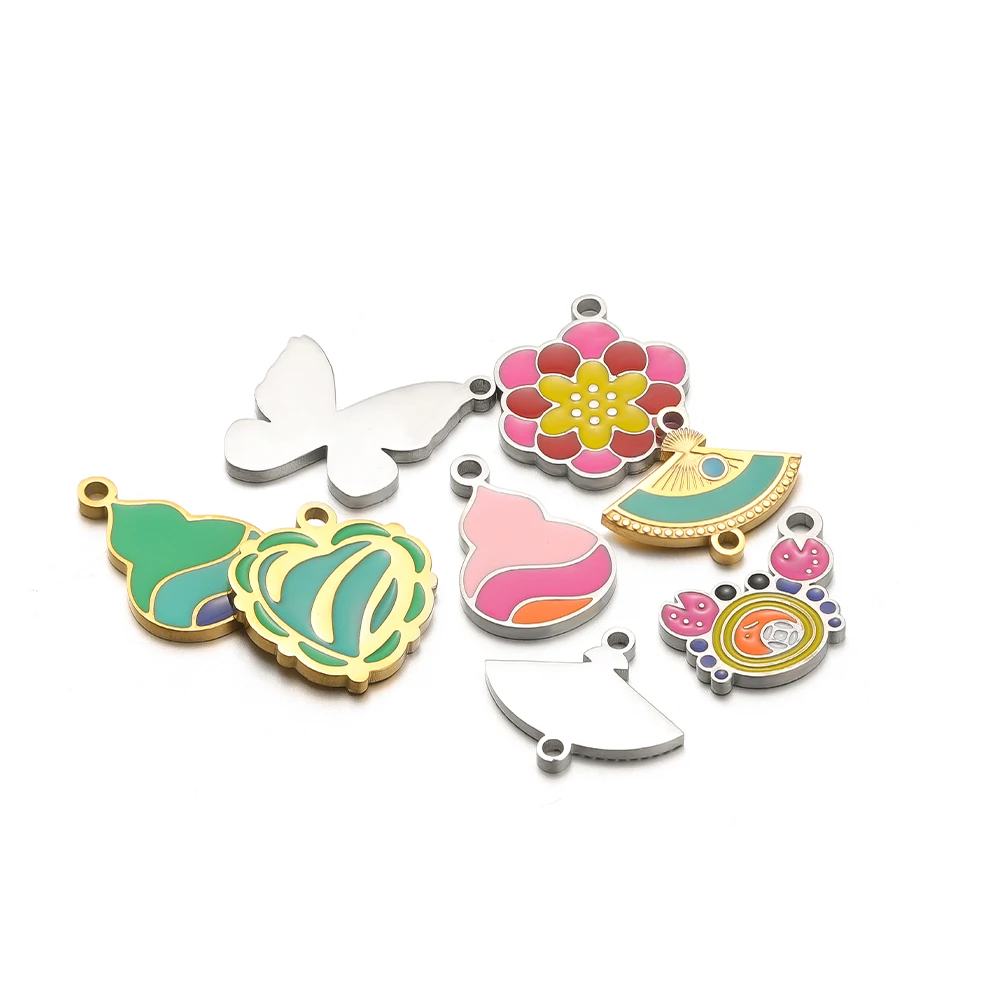5pcs Stainless Steel Lotus But - Jewelry Making 4 Year Old recension och pris
