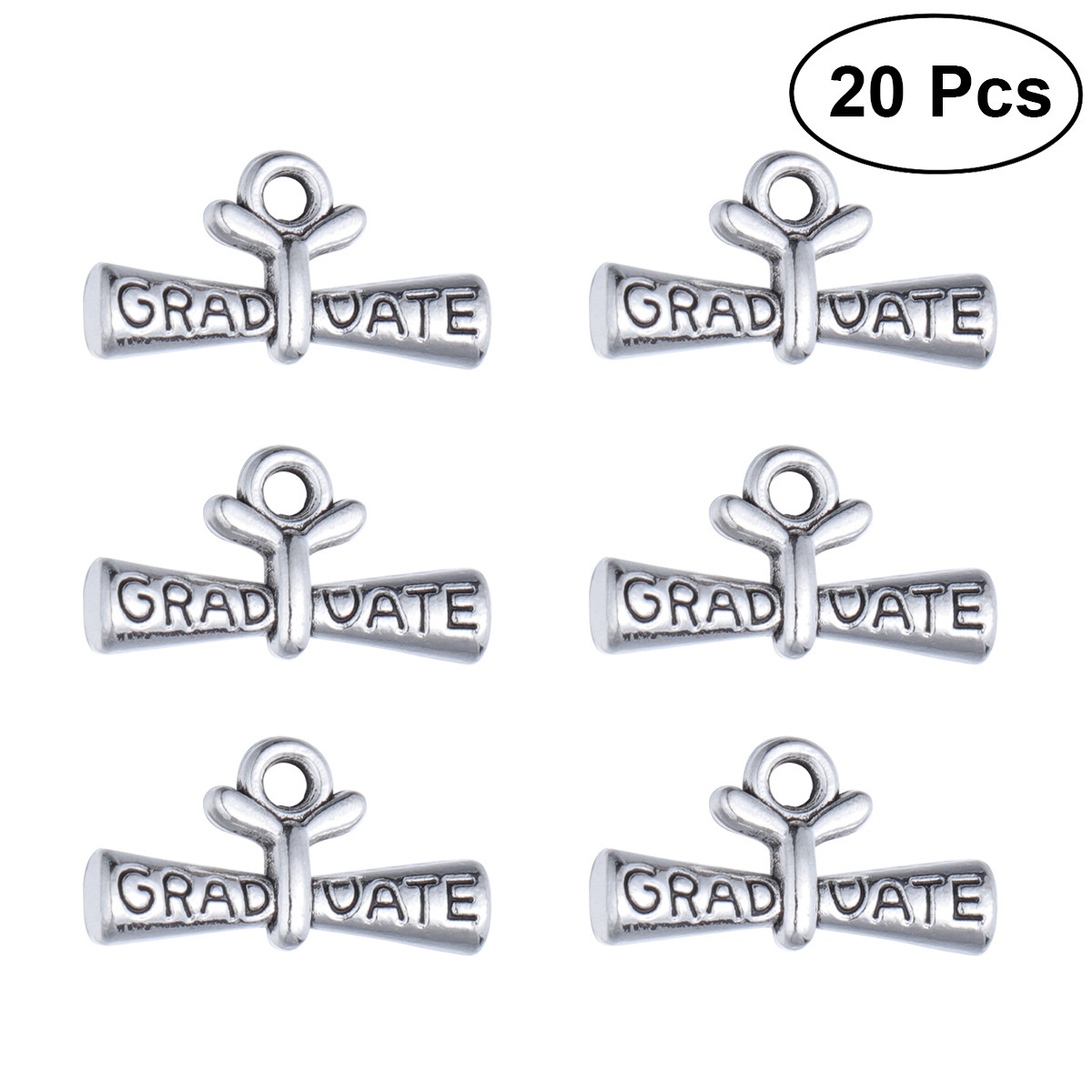 20Pcs Graduation Pendant Diplo - Jewelry Making Diploma recension och pris