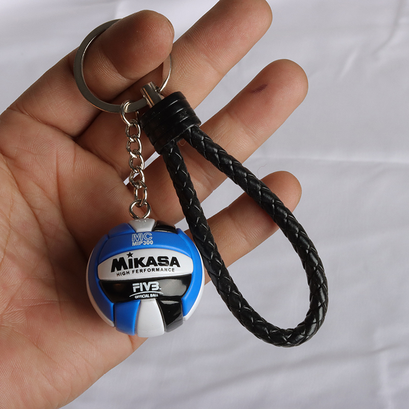 1pcs PVC  Volleyball Keychain  - Jewelry Making Business recension och pris